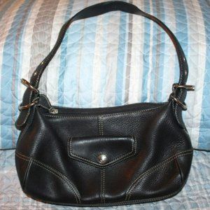 ⭐️CLEARANCE SALE⭐️ Fossil Black Pebble Textured Leather Shoulder Handbag